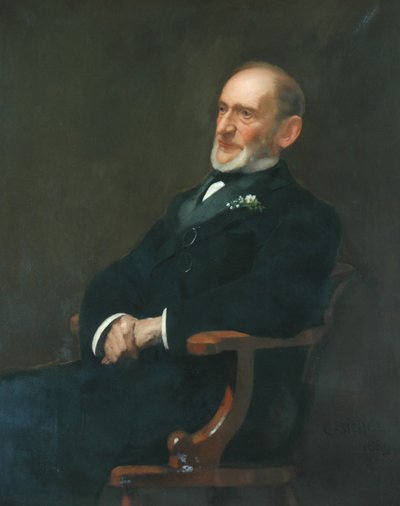 Sir Jacob Behrens, 1889 door Ernest Leopold Sichel